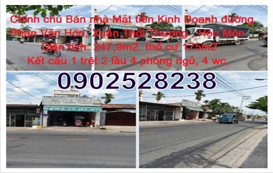 Mặt tiền Kinh Doanh đường Phan Văn Hớn, Xuân Thới Thượng , Hóc Môn Mặt tiền Kinh Doanh đường Phan Văn Hớn, Xuân Thới Thượng , Hóc Môn